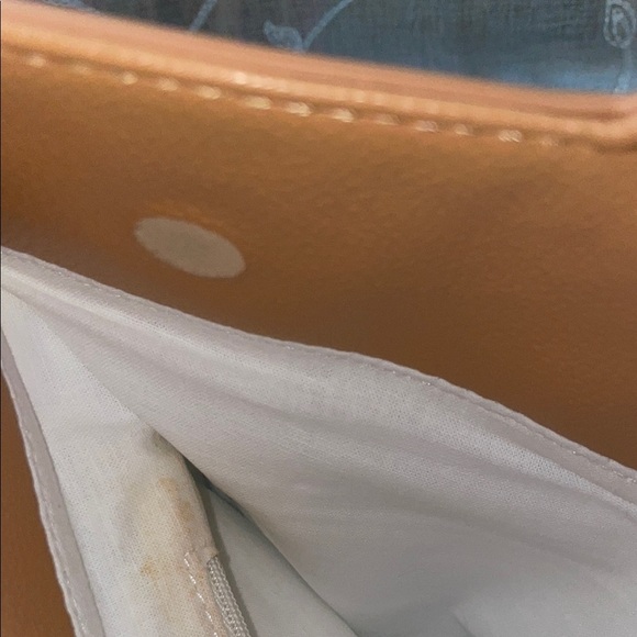 Blue and Tan Patterned Women's Bag - Picture 7 of 7